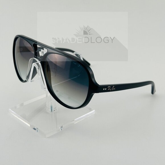 NEW Ray-Ban RB4125 CATS 5000 601/32 Sunglasses Black Frame Grey Gradient 59mm main image 6